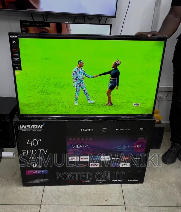 Vision Plus 40'' Frameless FHD Smart Tv New Model - thumbnail 3
