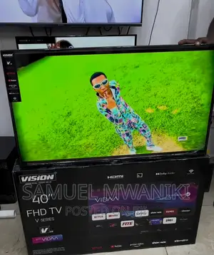 Vision Plus 40'' Frameless FHD Smart Tv New Model