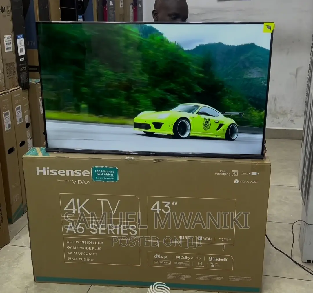 Hisense 43" Smart Uhd Frameless Tv Voice Command Newmodel