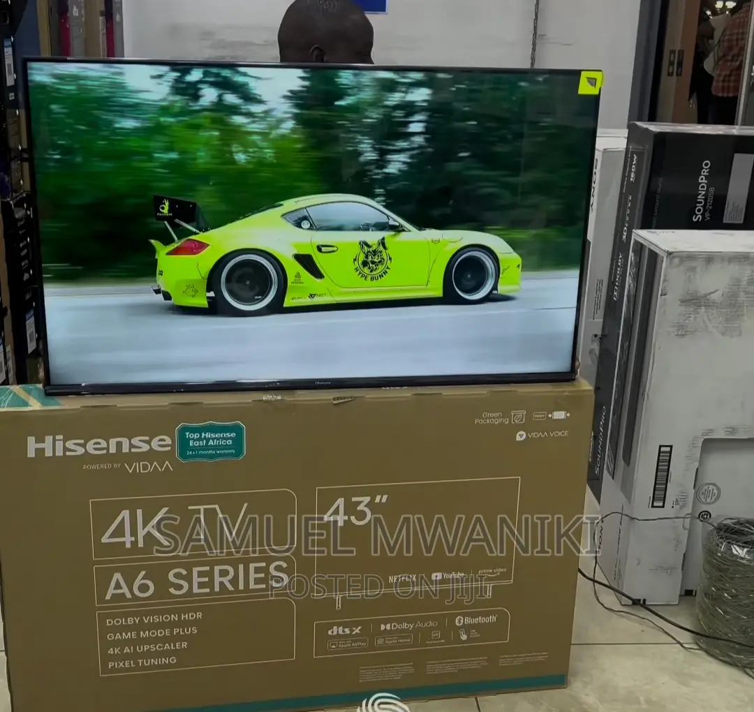 Hisense 43" Smart Uhd Frameless Tv Voice Command Newmodel