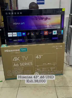 Hisense 43" Smart Uhd Frameless Tv Voice Command Newmodel