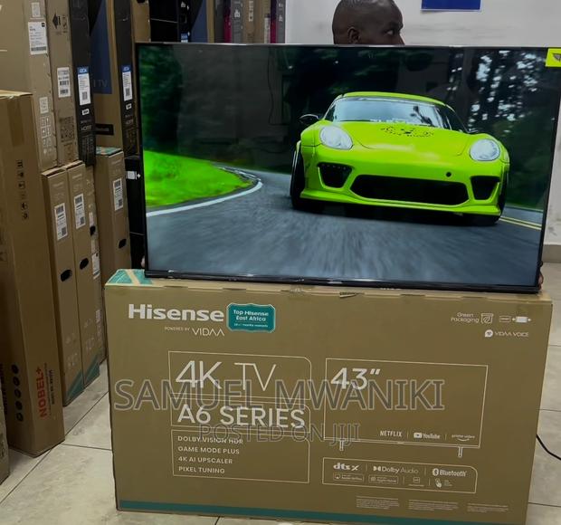 Hisense 43" Smart Uhd Frameless Tv Voice Command Newmodel - thumbnail 3