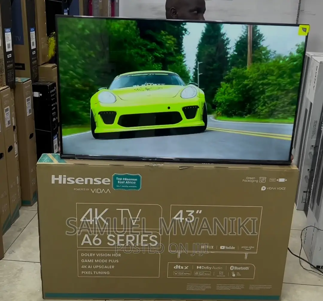 Hisense 43" Smart Uhd Frameless Tv Voice Command Newmodel