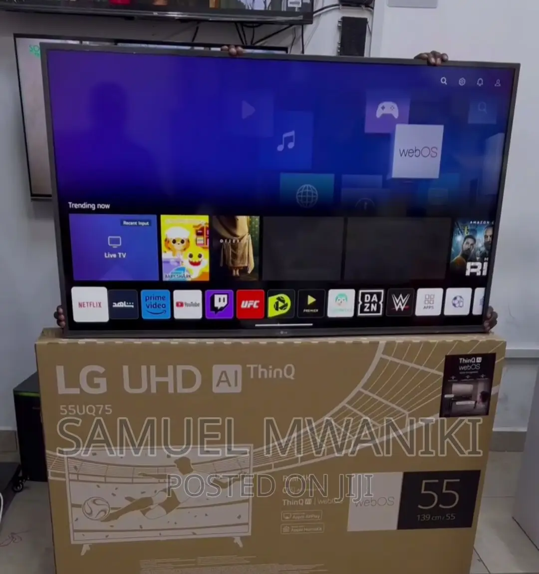 Lg 55'' Uhd Frameless Webos Smart Tv Magic Remote HDR