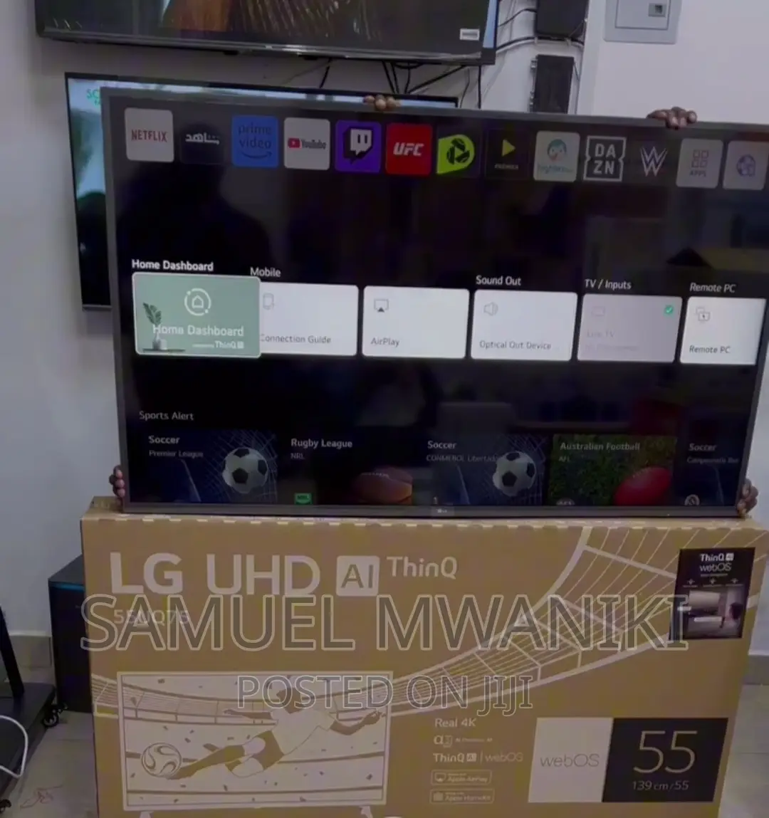 Lg 55'' Uhd Frameless Webos Smart Tv Magic Remote HDR