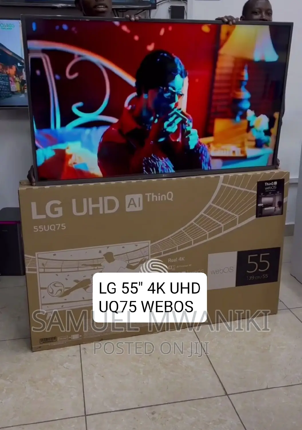 Lg 55'' Uhd Frameless Webos Smart Tv Magic Remote HDR