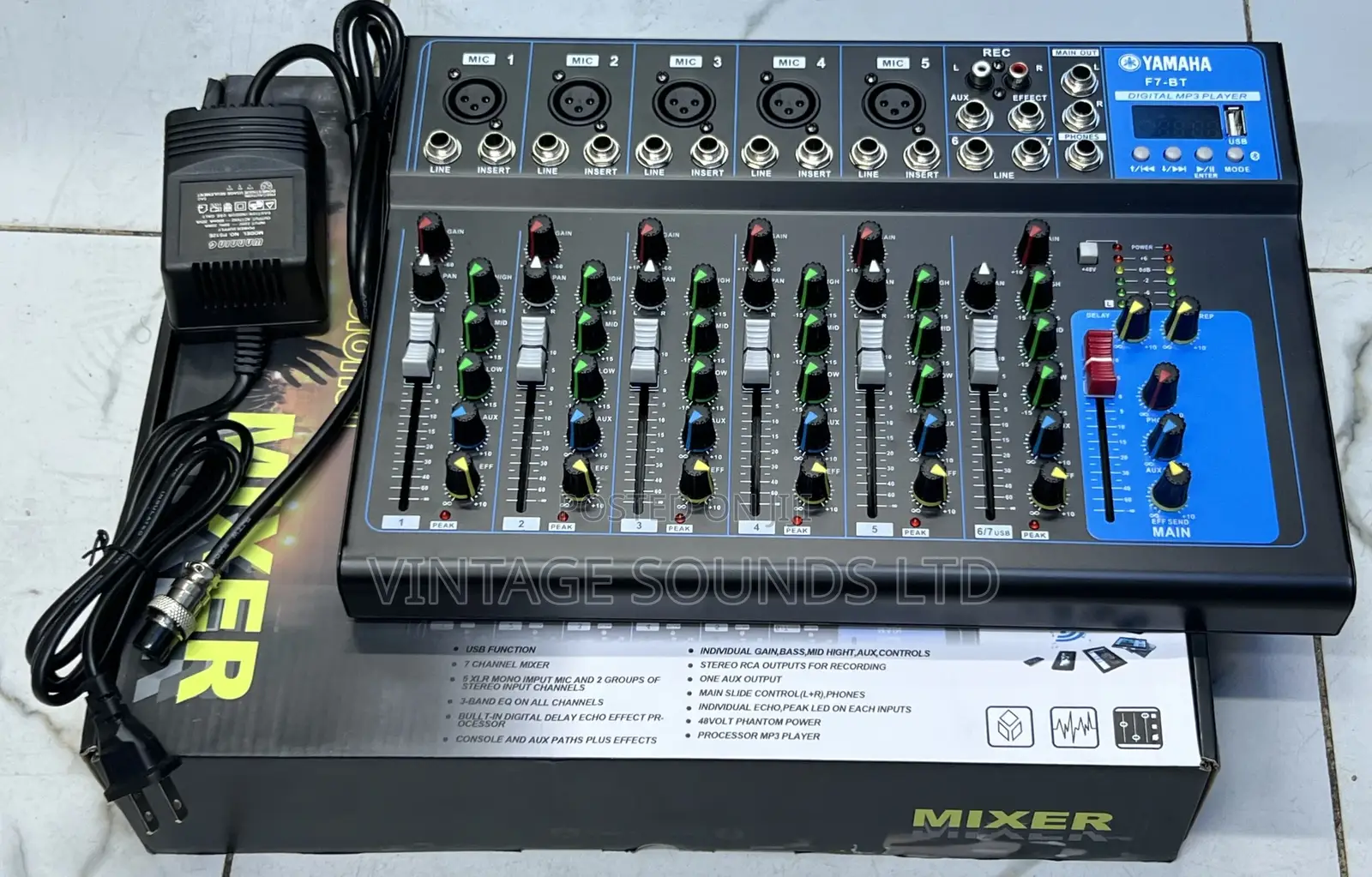 Yamaha F7 Studio Mixer With Bluetooth USB