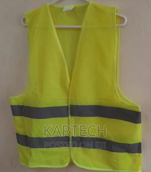 Red (100 GSM) Reflective Vest - thumbnail 2