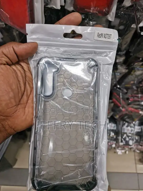 Case Cover Rugged Honeycomb Clear for Xiaomi Redmi Note 8T