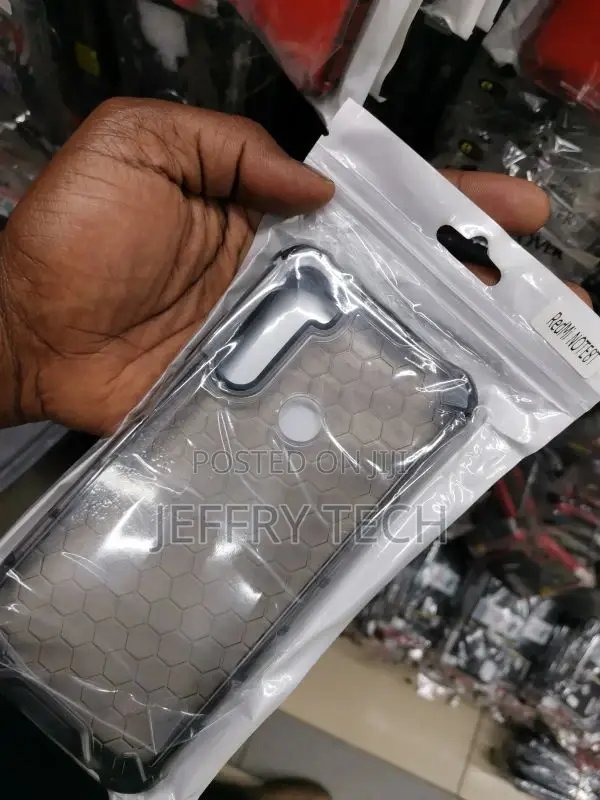 Case Cover Rugged Honeycomb Clear for Xiaomi Redmi Note 8T