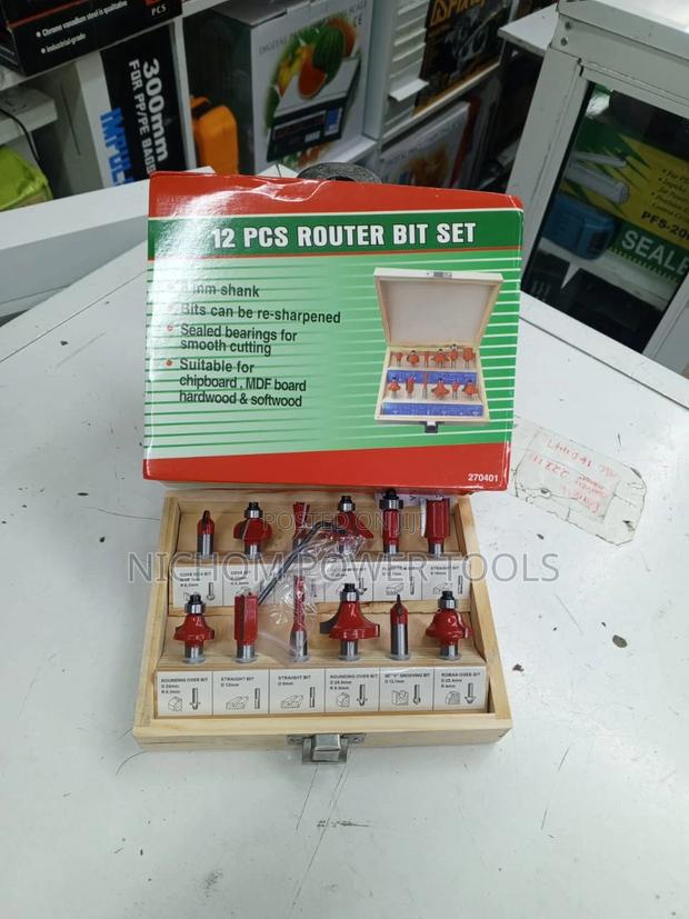 12 PCS Router Bits