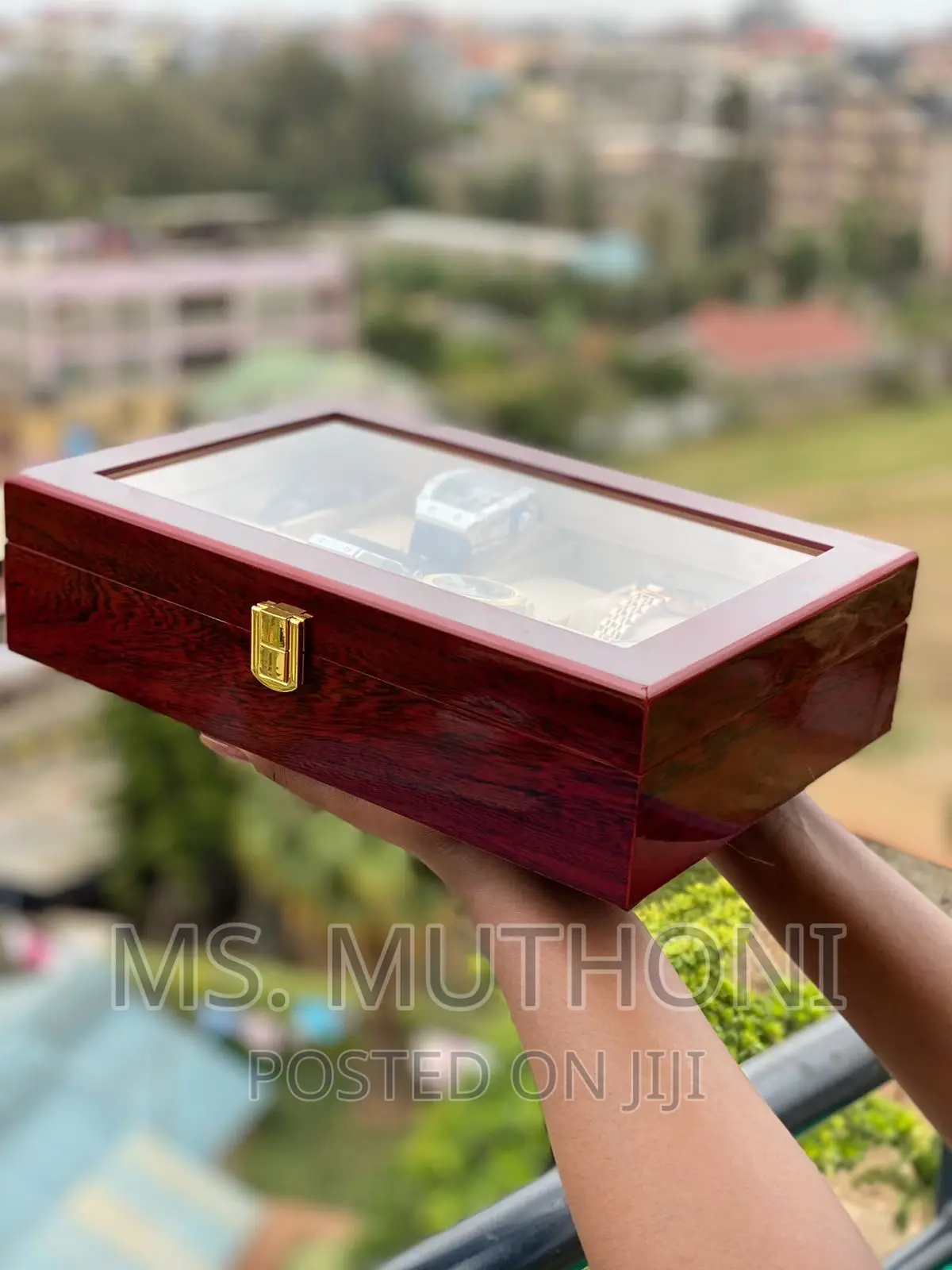 High Quality (12 Slots) Wooden Watch Organizer