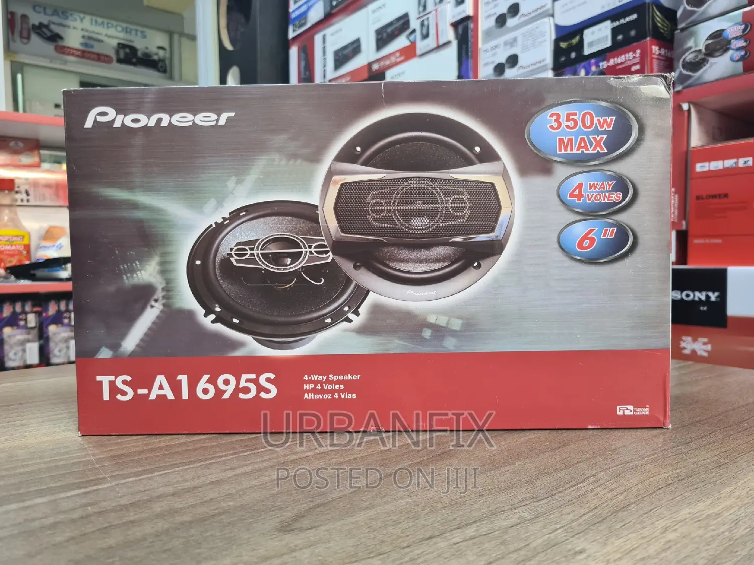 Pioneer 6 Inch 350 Watts Powerful Round Speakers