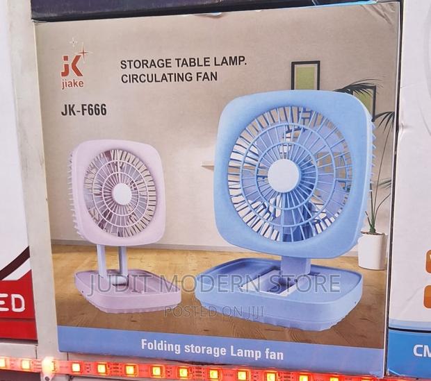 Table Lamp With Circulation Fan