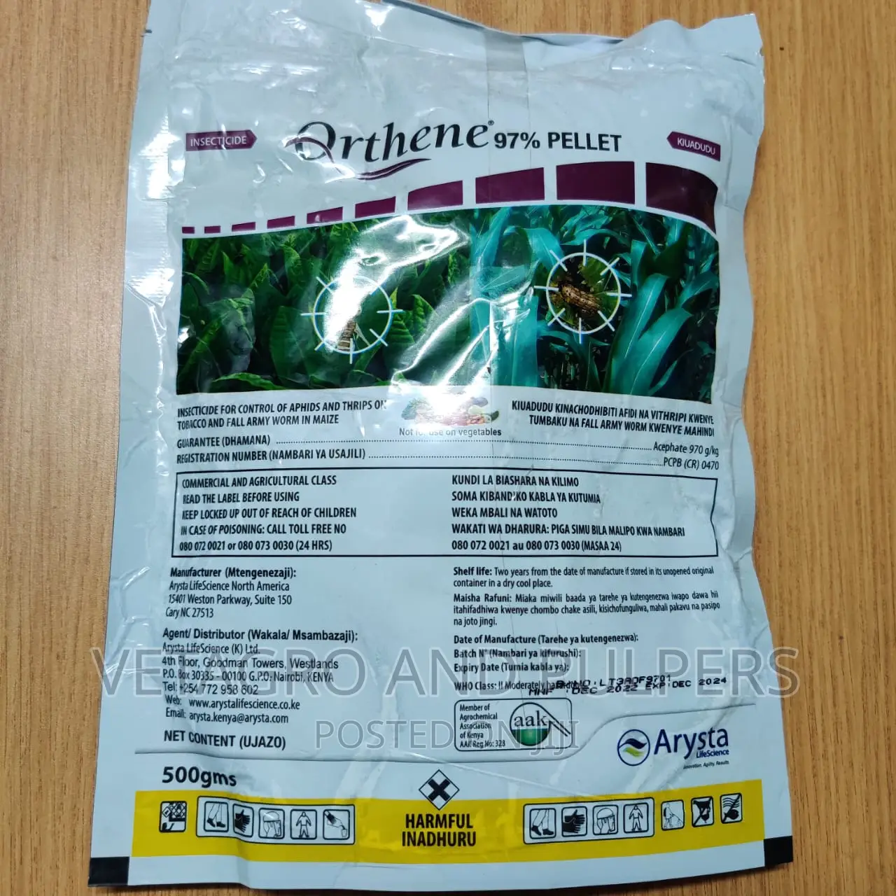 Orthene 97% Pelletes Insecticide