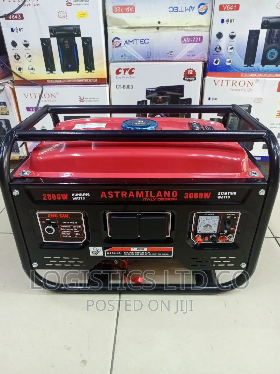 ASTRAMILANO 3.0kva Keystart Petrol Generator