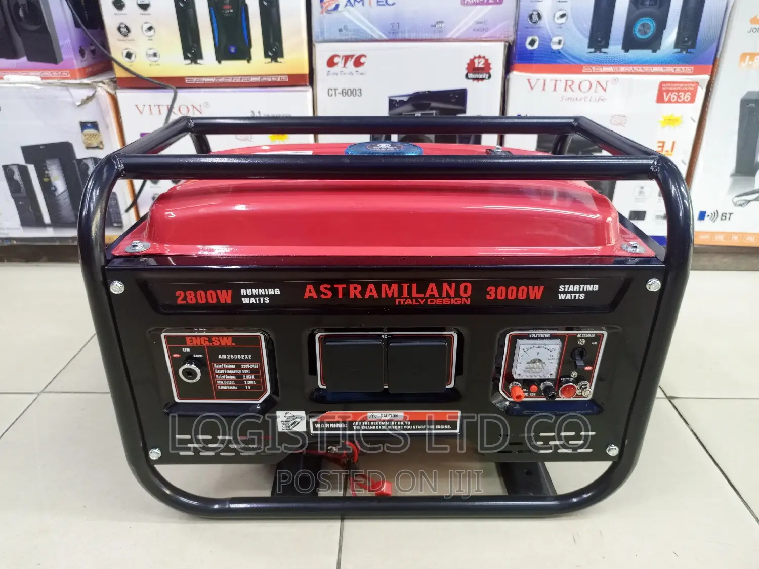 ASTRAMILANO 3.0kva Keystart Petrol Generator