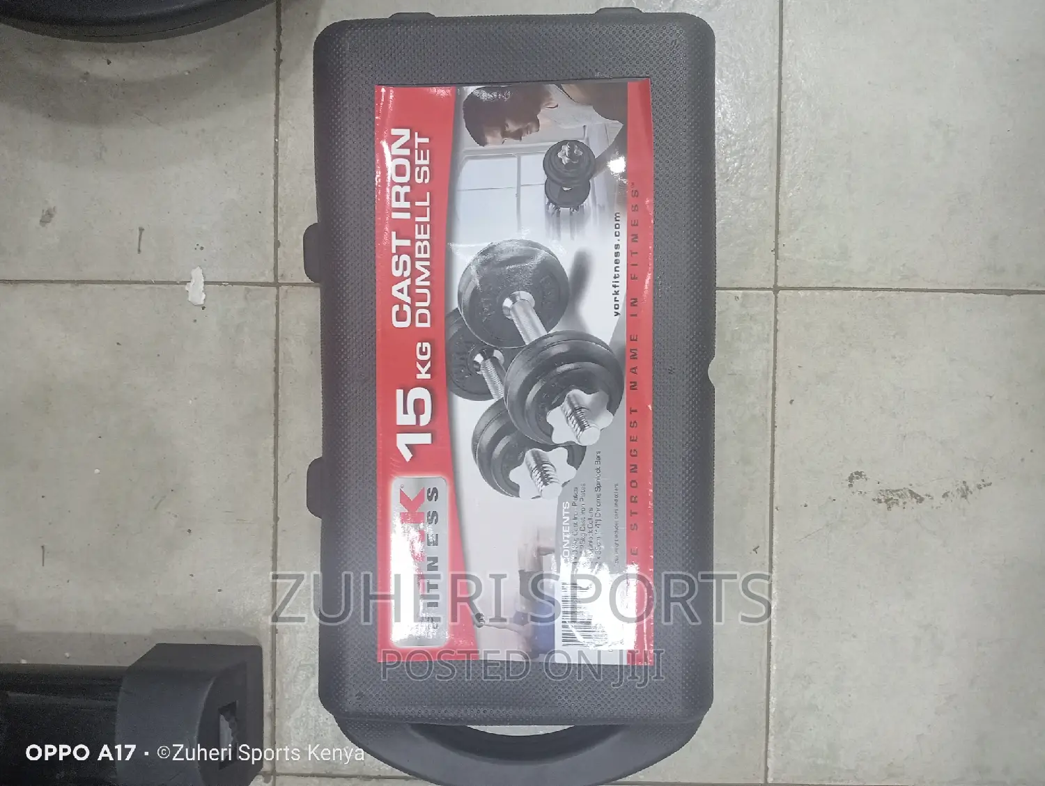 15kg Adjustable Dumbbell/Barbell Set Briefcase Weights