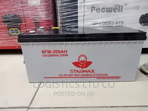 Starmax 6FM 200AH 12V Solar Battery, Maintenance Free