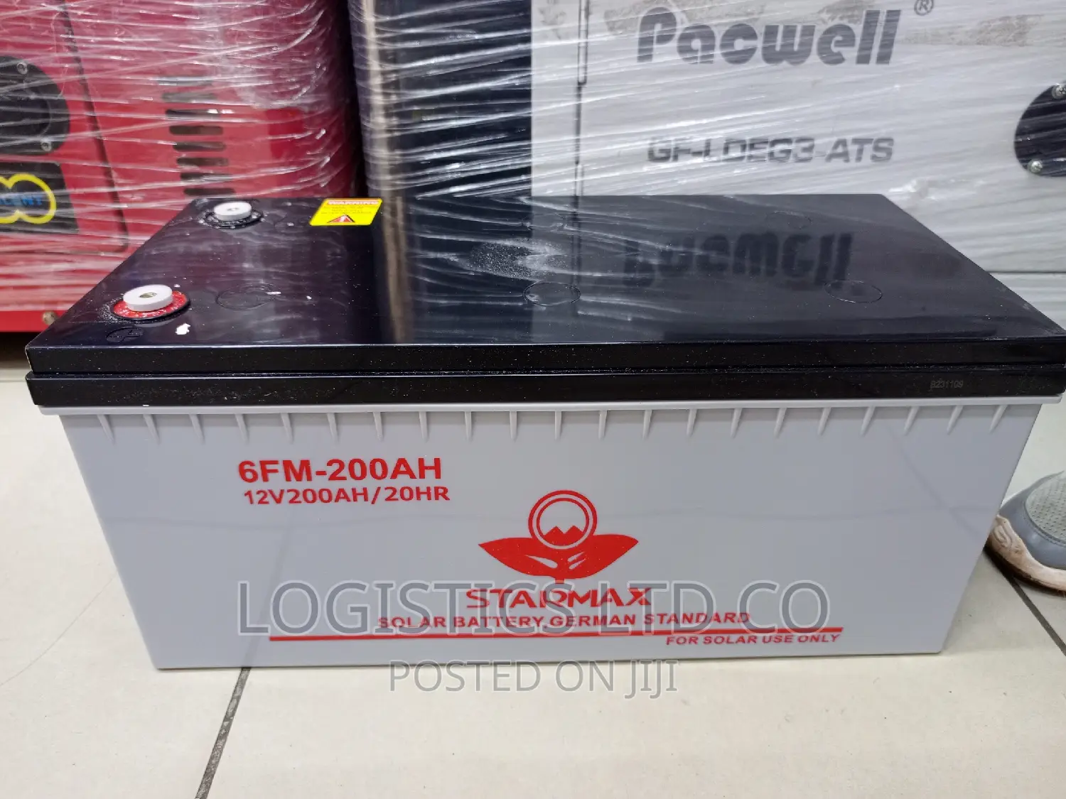 Starmax 6FM 200AH 12V Solar Battery, Maintenance Free