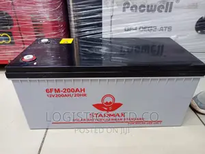 Starmax 6FM 200AH 12V Solar Battery, Maintenance Free
