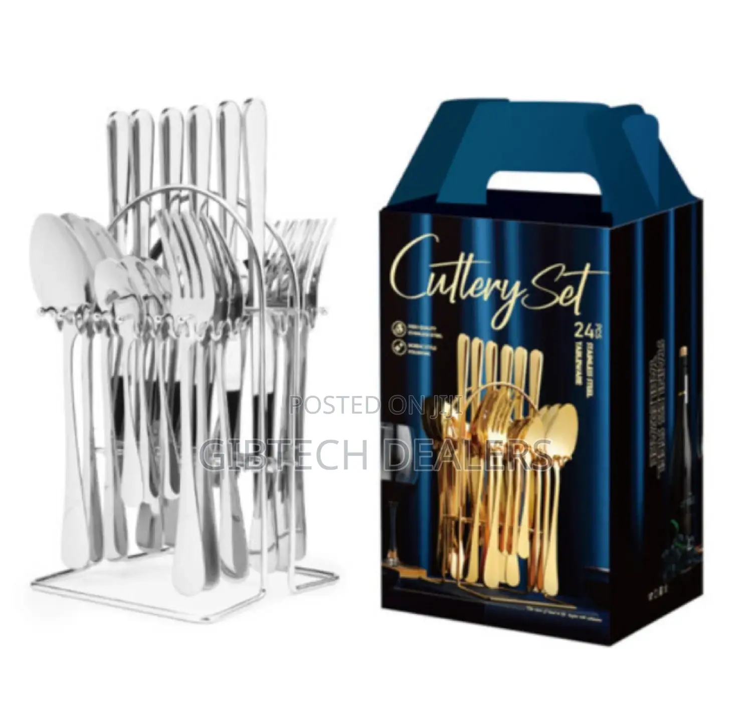 Best Quality 24pcs Cutlery Set Silver