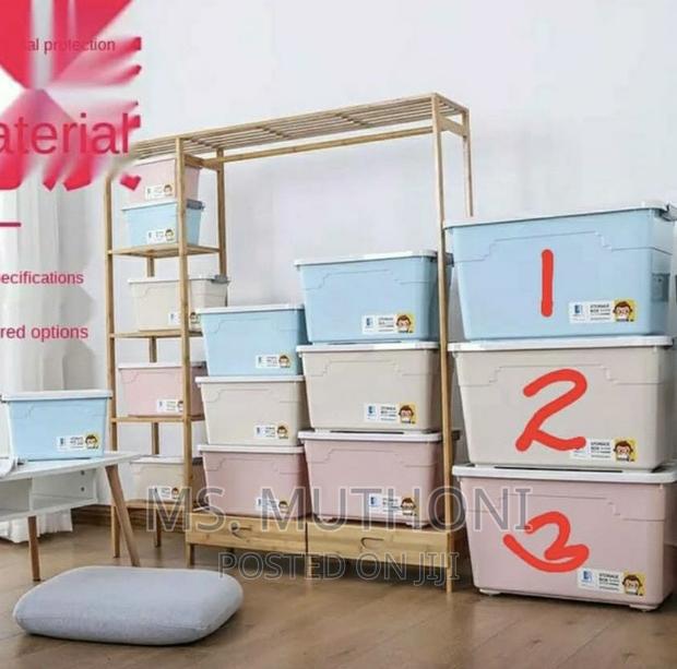 80litres Storage Boxes With Wheels - thumbnail 2