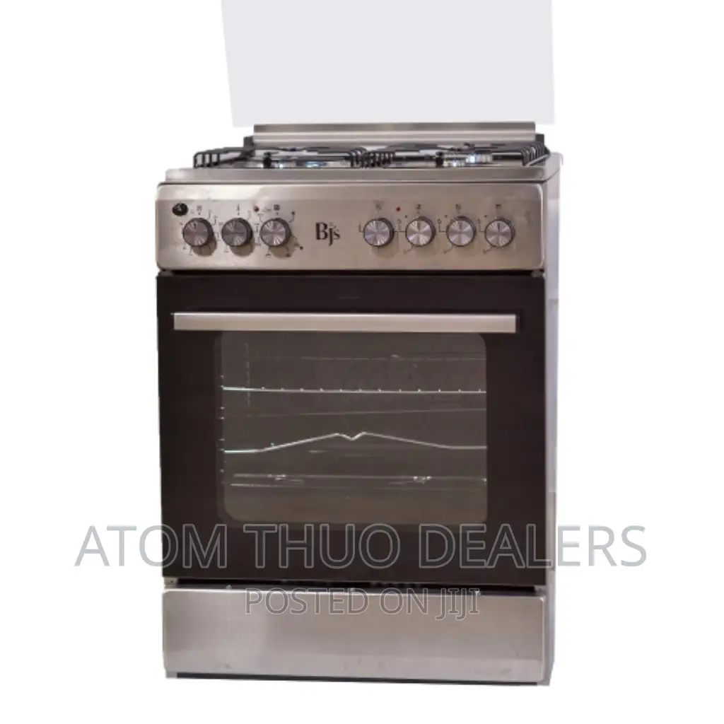 Silver BJS 60*60 3+1 Standing Cooker With Electric Oven 