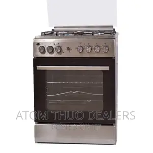 Silver BJS 60*60 3+1 Standing Cooker With Electric Oven 