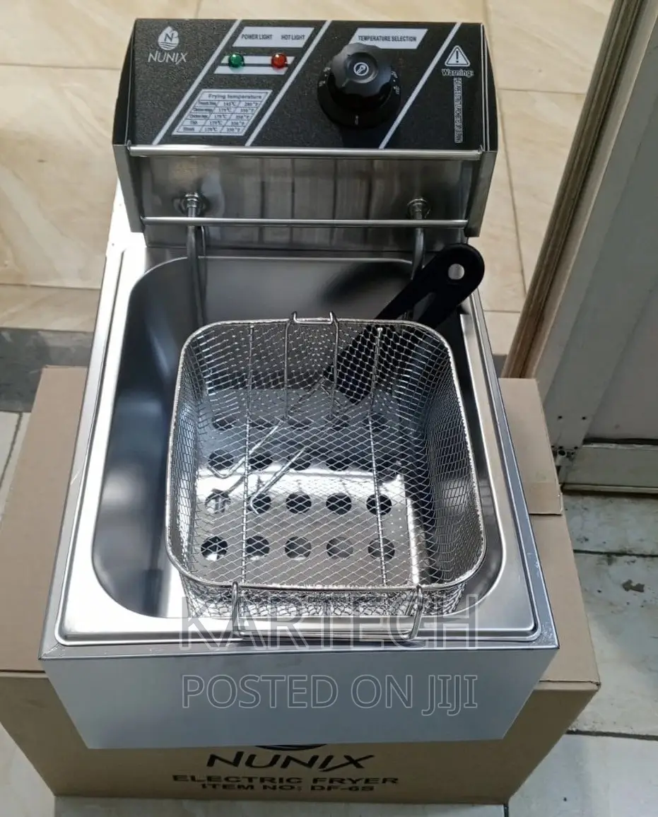 6 LTRS Nunix Electric Single Deep Fryer