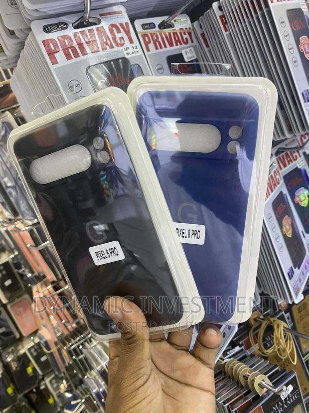 Liquid Silicone Case/Cover for Google Pixel 8 Pro-Black - main view