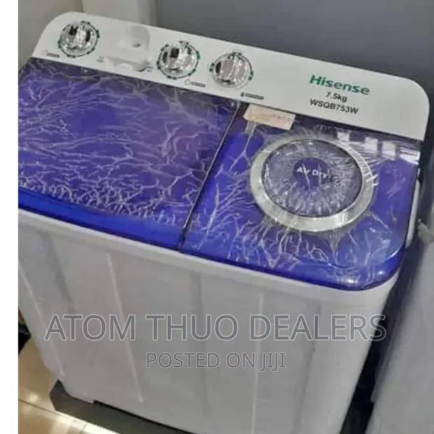 Hisense 7.5 Kg Top Load Twin Tub Washing Machine. - main view