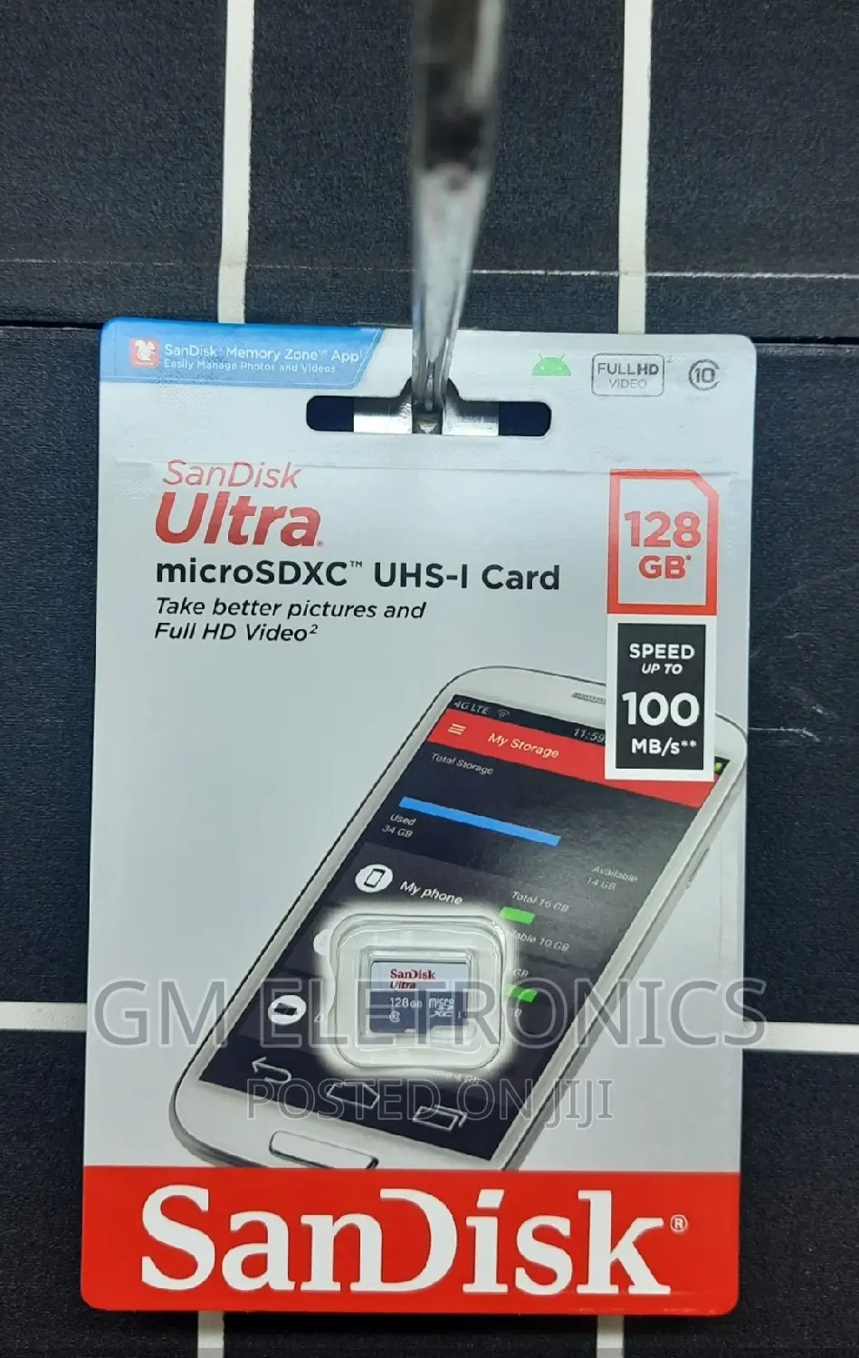 Universal 128gb Memory Card.(100mb/S)