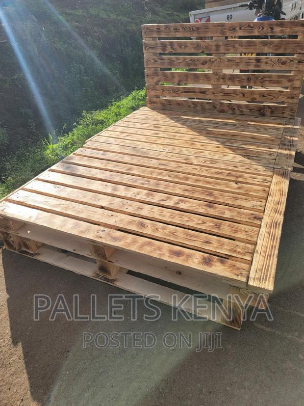 Pallet Bed- 5*6 Pallet Bed With Drawers. (HM1) - thumbnail 2