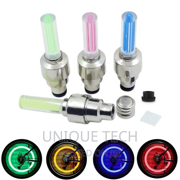 Wheel Tyre LED Valve Cap Decor for Car,Motorcycle, Bike.