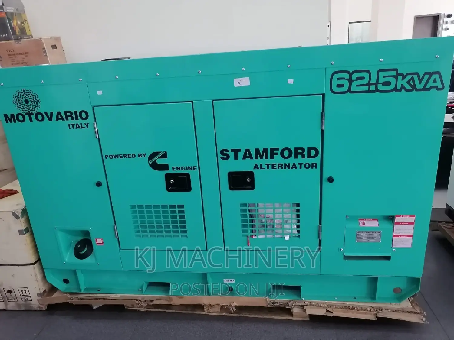 Motovario Italy Generator Diesel 62.5kv Silent Power Genset