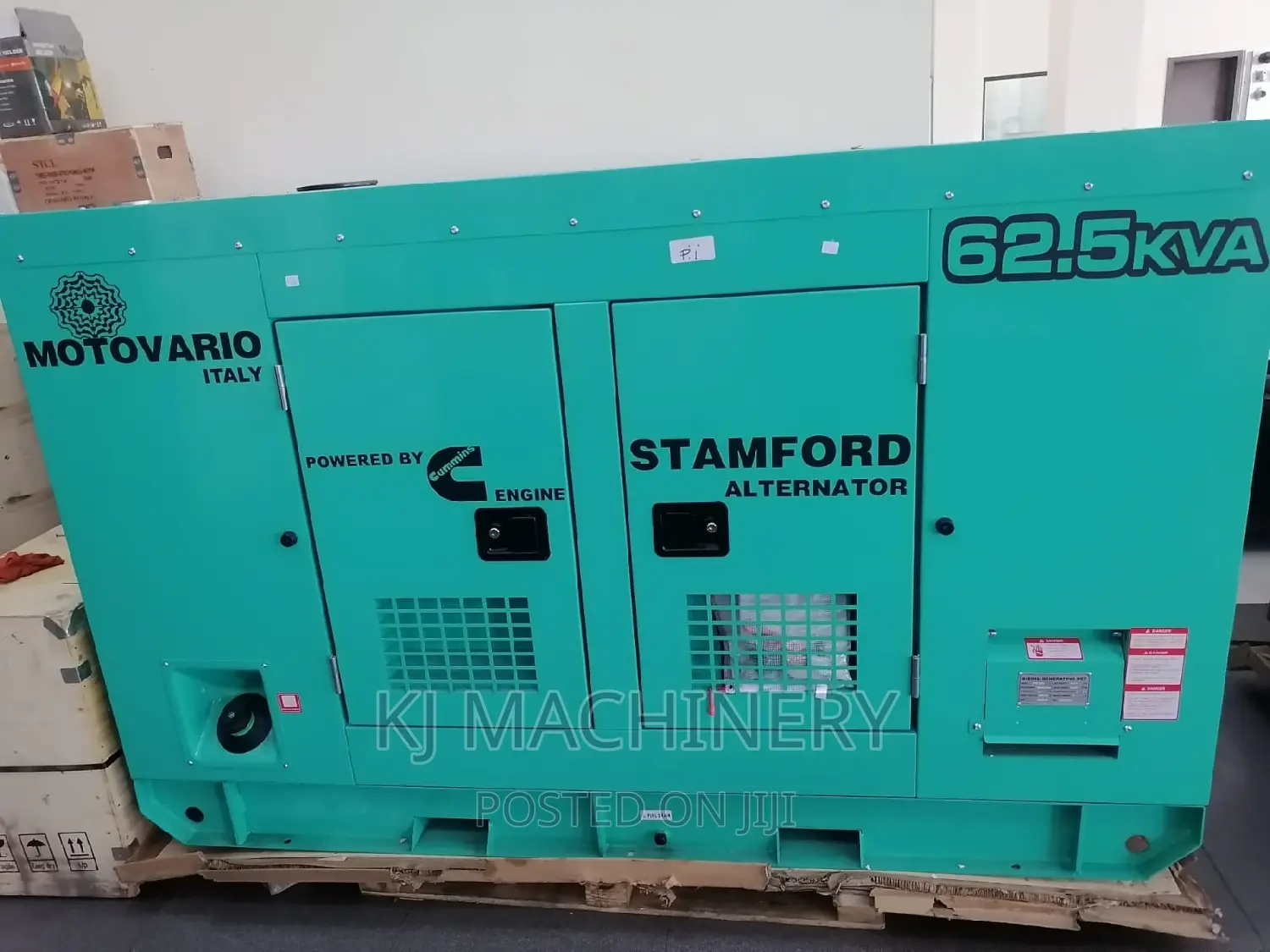 Motovario Italy Generator Diesel 62.5kv Silent Power Genset