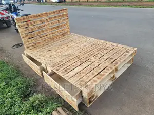 Pallet Bed- 5*6 Pallet Bed With Drawers. (FT05)