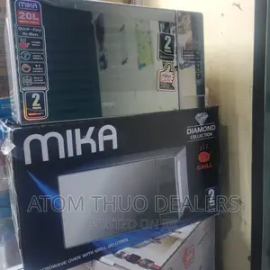 Silver Mika 20 Litres Microwave Oven With Grill 