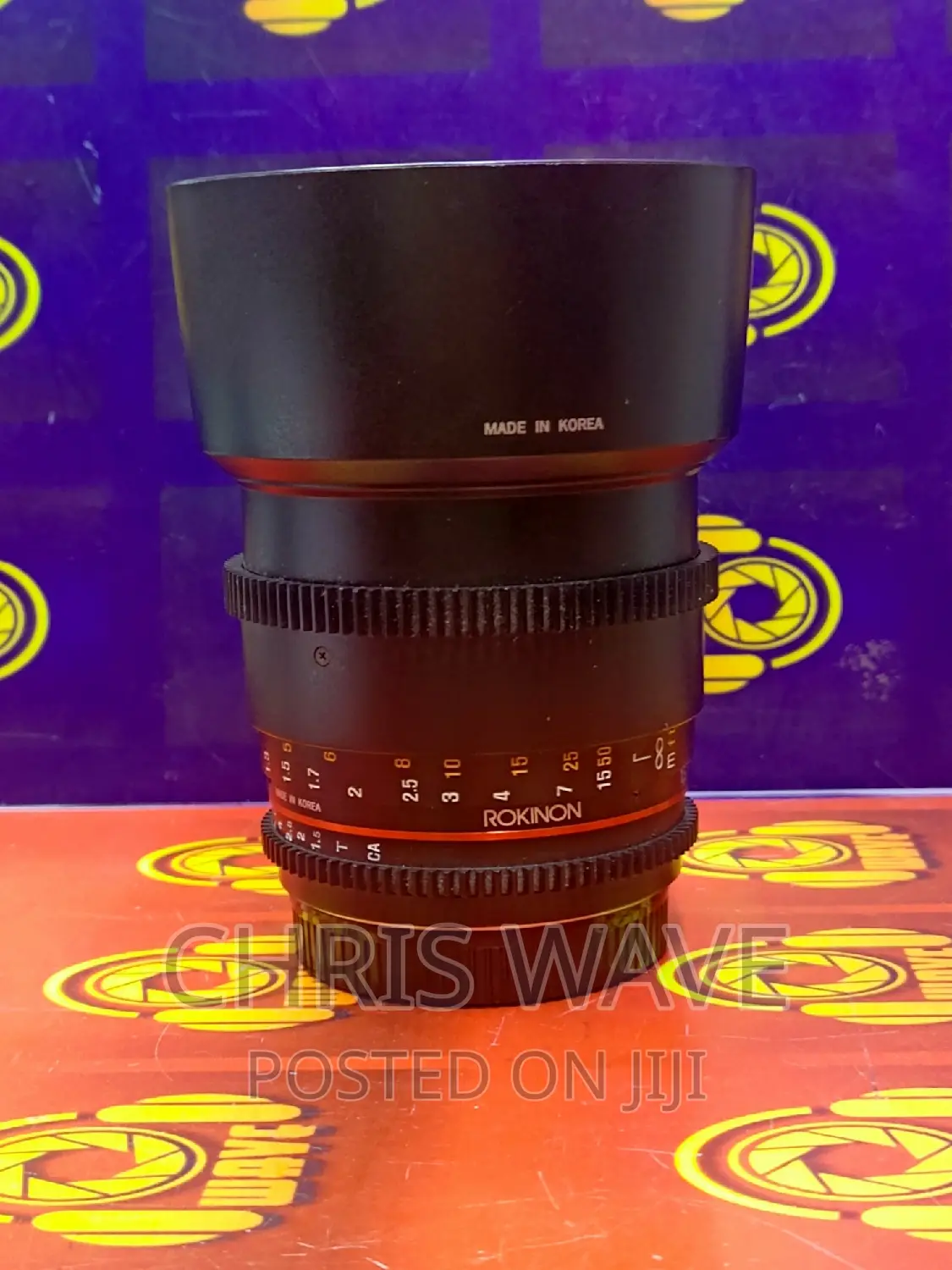 Rokinon Canon 85mm F1.5 Cinema Lens
