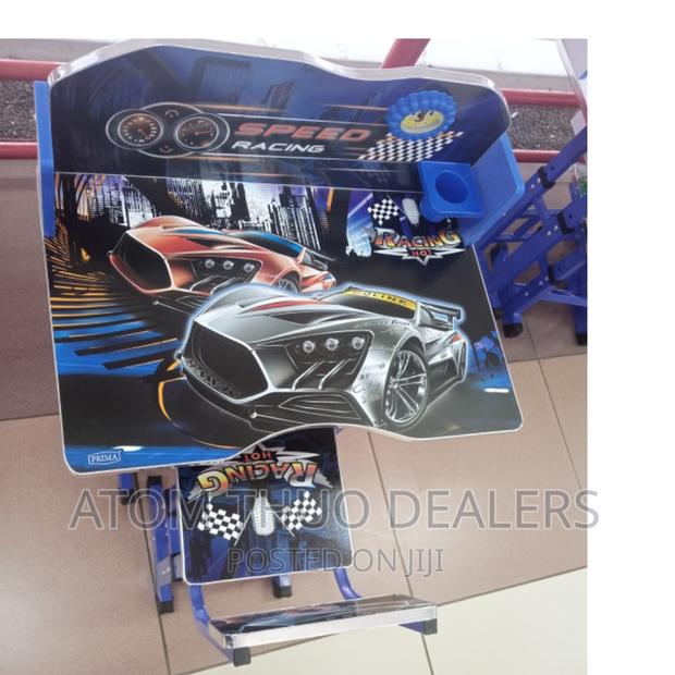 Speed Racing Blue Kids Table - main view