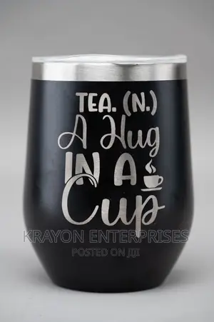 Uv$Engraving on Round Tumblers