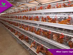 4floor Chicken Layers Cage/128 Birds Saves Space