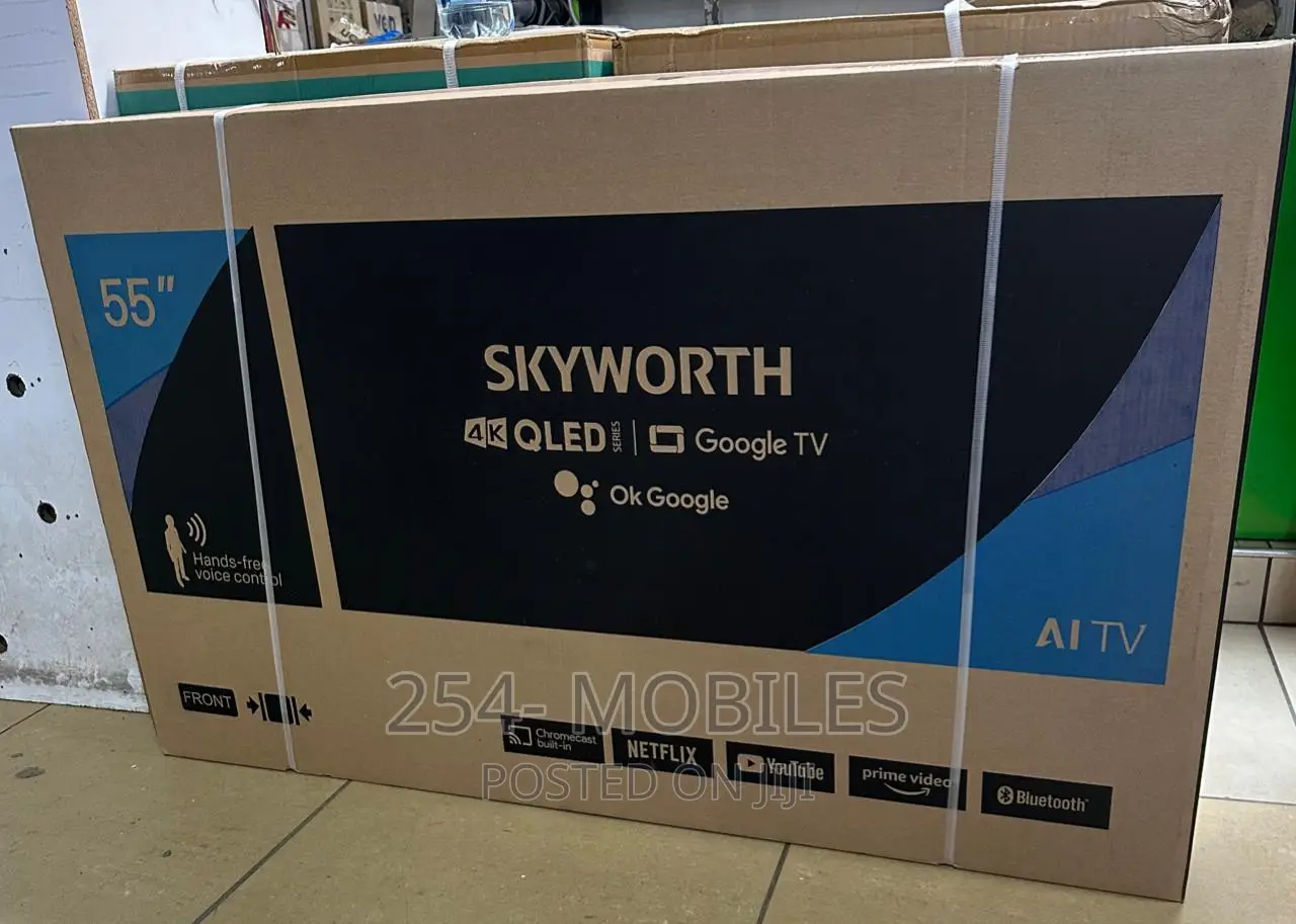 Skyworth 55′′ 55g3b Qled Uhd Google Tv – New Model