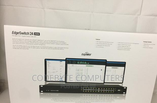 Edgeswitch 24 Port 250W Gigabit Switch (ES 24-250w)