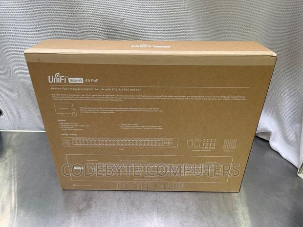 Ubiquiti Usw-48-poe 48-port, (32) Gbe, Poe+ Rj45 Ports 195w