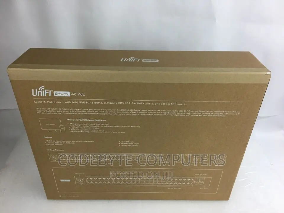 Ubiquiti Unifi 48-port Managed Layer 2 Gigabit Poe Switch
