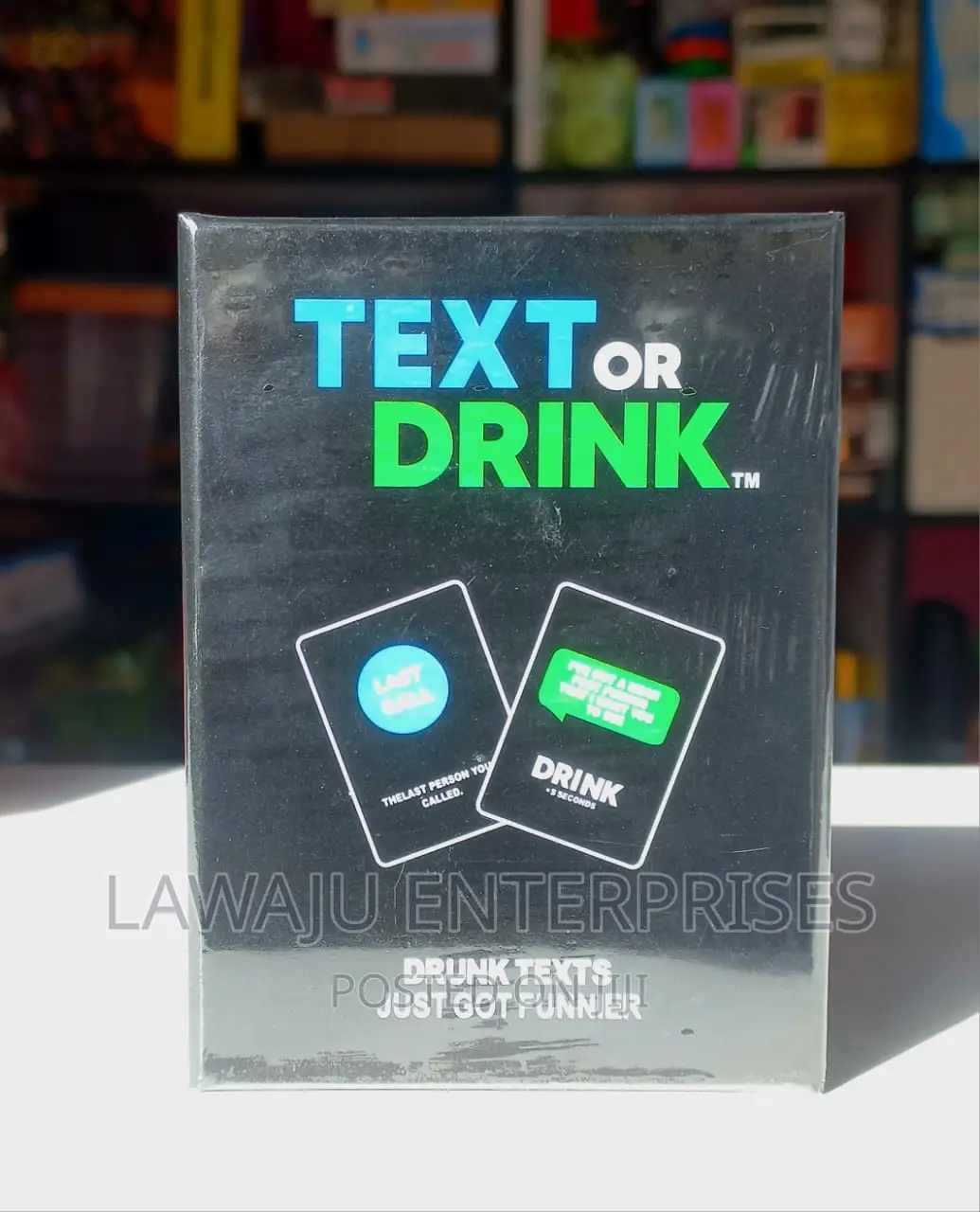 Text or Drink Card Game