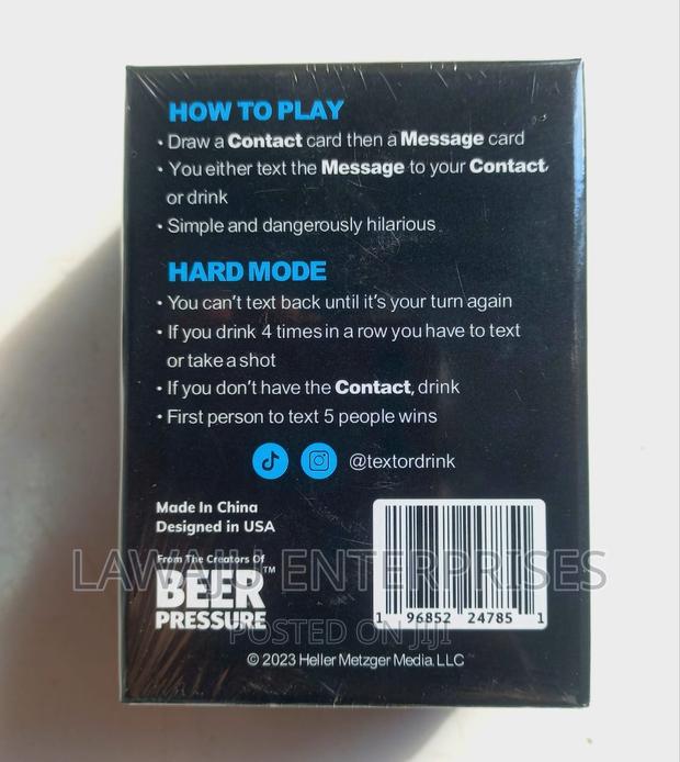 Text or Drink Card Game - thumbnail 3