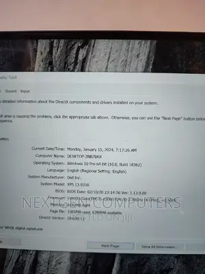 Laptop Dell XPS 13 9350 8GB Intel Core I5 SSD 256GB